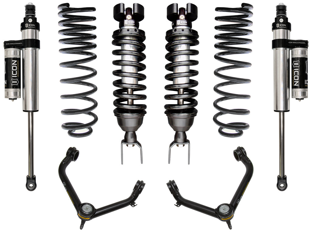 ICON Vehicle Dynamics K213104T 0-1.5 Stage 4 Suspension System with Tubular Upper Control Arm