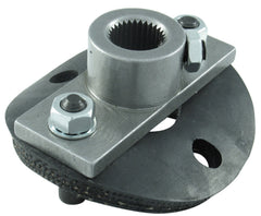 Borgeson Steering Coupler 1/2 Rag Joint Steering Box Side 11/16-36 Spline With Disc 990016