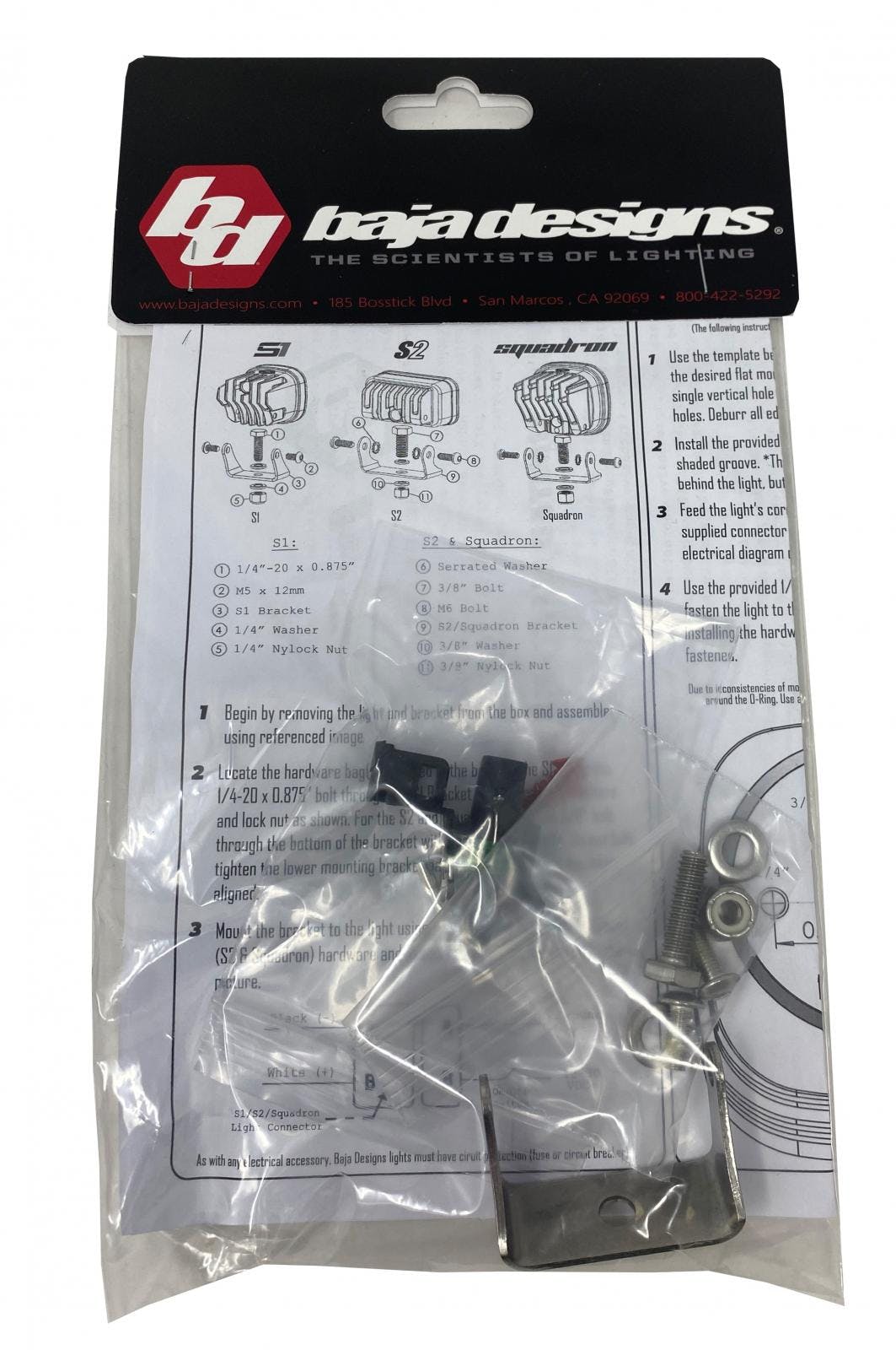 Baja Designs 660309 Parts Bag S1 Single