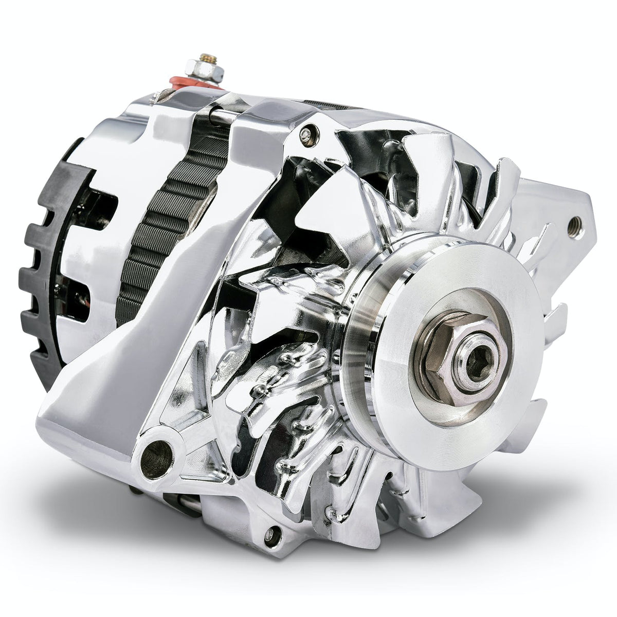 PROFORM 66430.16C CS130 Alternator; 160 AMP; GM CS130; 1-Wire; Machined Pulley; Chrome; 100% New