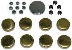 PROFORM 66550 Brass Freeze Plug Kit; For Small Block Chevy 283-350 Engines; All Sizes Included