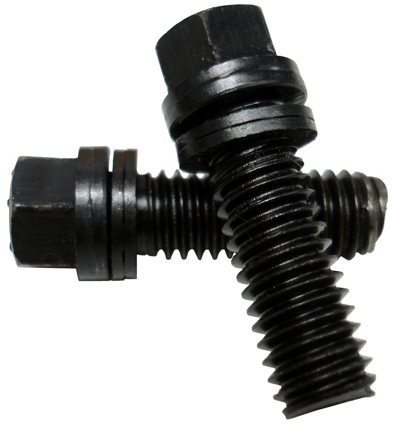 PROFORM 66756 Wedge-Locking Header Bolts; Hex Head; 3/8 dia. X 1in; Blk Oxide Finish; 16 Pcs