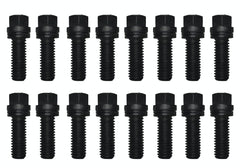 PROFORM 66756 Wedge-Locking Header Bolts; Hex Head; 3/8 dia. X 1in; Blk Oxide Finish; 16 Pcs