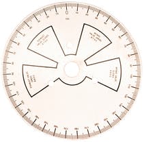 PROFORM 66791 Camshaft Degree Wheel; 9 Inch Diameter; With Instructions