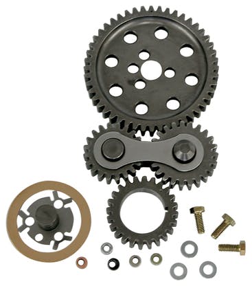 PROFORM 66917C Engine Timing Gear Drive; Hi-Performance Under Cover Model; Fits SB Chevy Engine