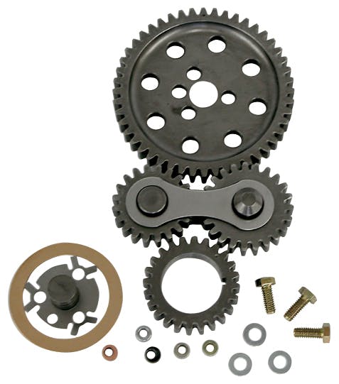 PROFORM 66918C Engine Timing Gear Drive; Hi-Performance Under Cover Model; Fits BB Chevy Engine