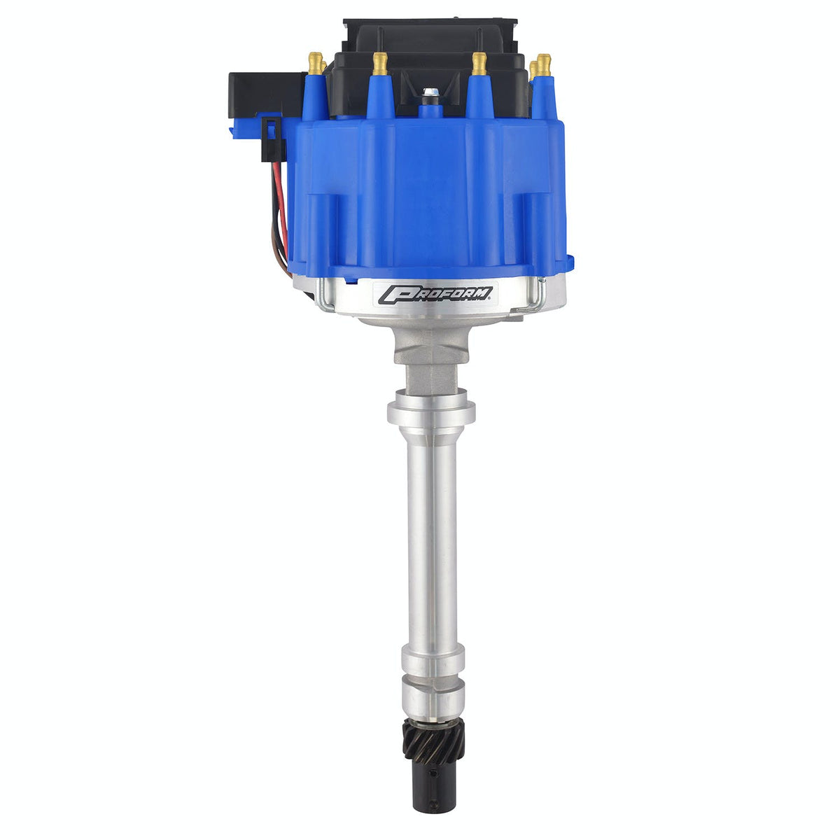 PROFORM 66941BM HEI Distributor; Racing Type w/o Vac-Adv; Blue Cap; Polished; Chevy V8 Engines