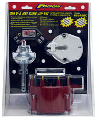 PROFORM 66945RC Engine Distributor Tune-Up Kit; Fits GM HEI V8 Dist w/Internal Coil; Red Cap