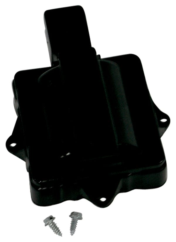 PROFORM 66957C Engine Distributor Coil Dust Cover; Fits GM V8 HEI Models; Black