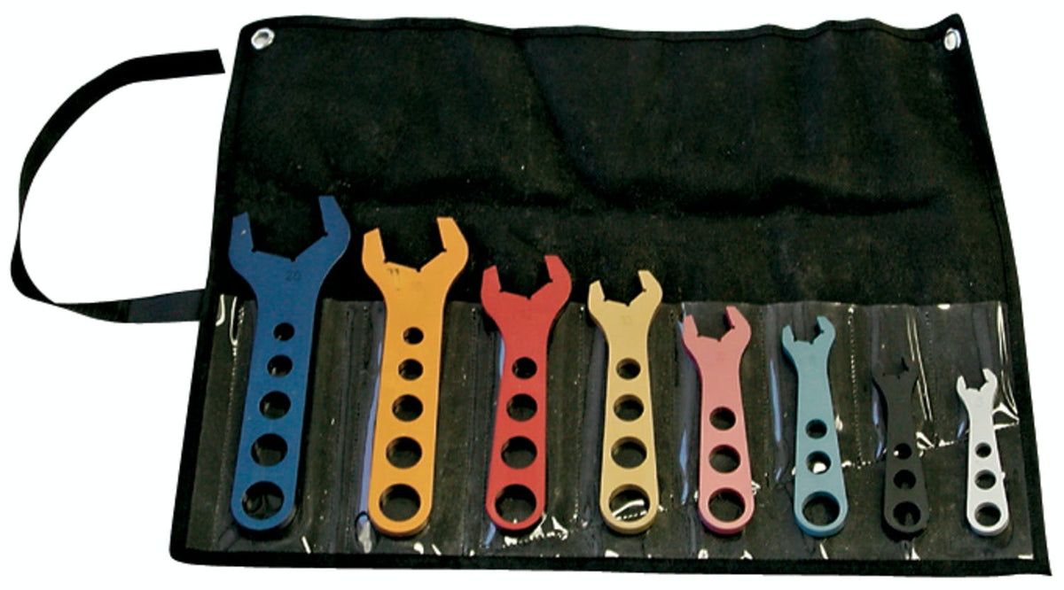 PROFORM 66978 Aluminum AN Wrench Set; 8 Pieces; Includes Size -3AN thru -20AN; Sold as One Set