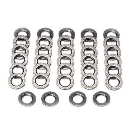 Moroso 38300 Chrome Moly Head Bolt Washers (7/16, SBC and 90? V6, 34pk)