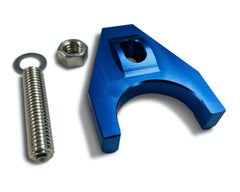 PROFORM 66986 Engine Distributor Clamp; Heavy Duty; Blue Finish; Fits Chevy V8/V6 Engines