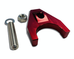 PROFORM 66987 Engine Distributor Clamp; Heavy Duty; Red Finish; Fits Chevy V8/V6 Engines