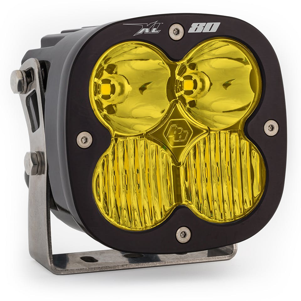 Baja Designs 670013 LED Light Pods Amber Lens Spot Each XL80 Driving/Combo