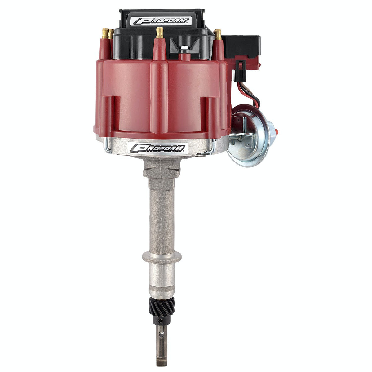 PROFORM 67081 HEI Distributor; Street/Strip; Built-In Coil; Red Cap; For Chevy Inline 6 Engine