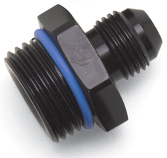 Russell 670940 Adapter Fitting -10 AN Male Flare To -8 SAE Male Port Black Anodized