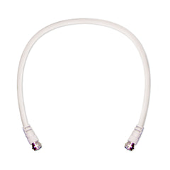 Wilson Cable 2 ft. white RG6 low loss coax cable