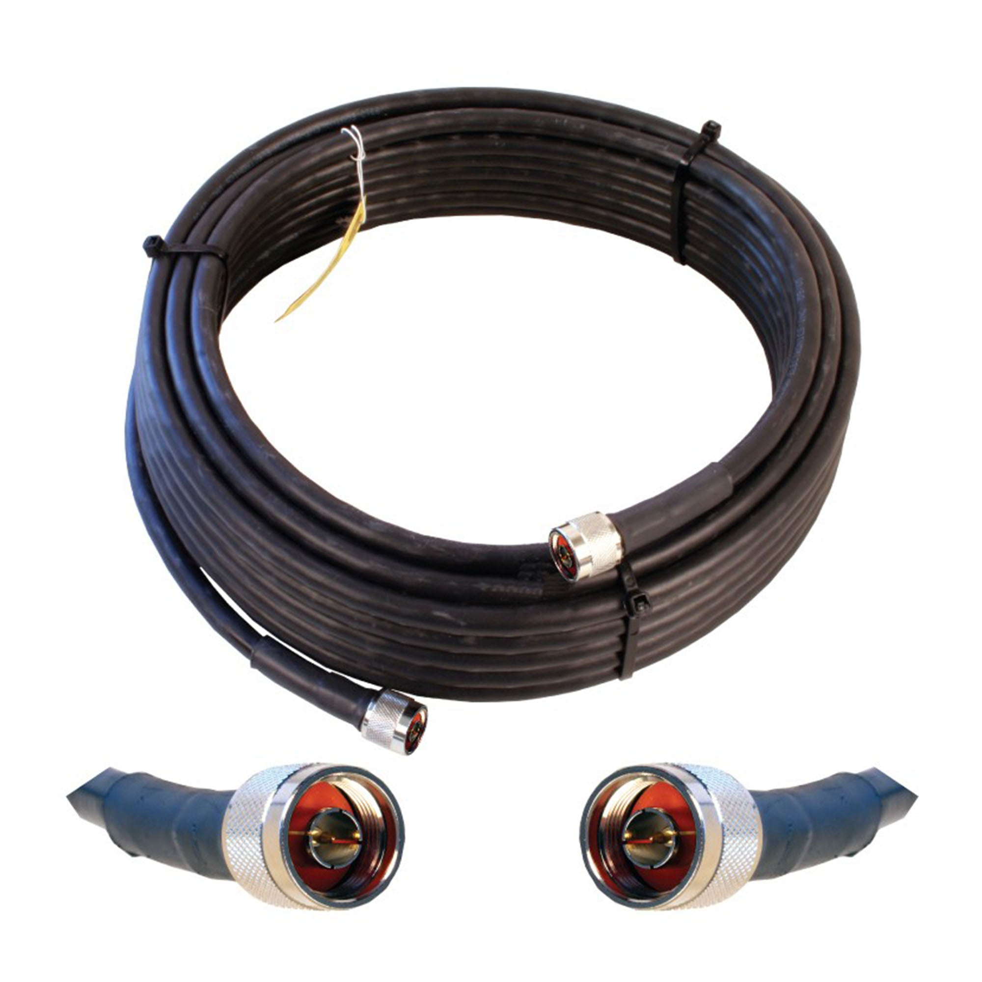 Wilson Electronics Cable 50 ft. Black LMR400 eqiv. ultra low loss cable (N male - N male ends)