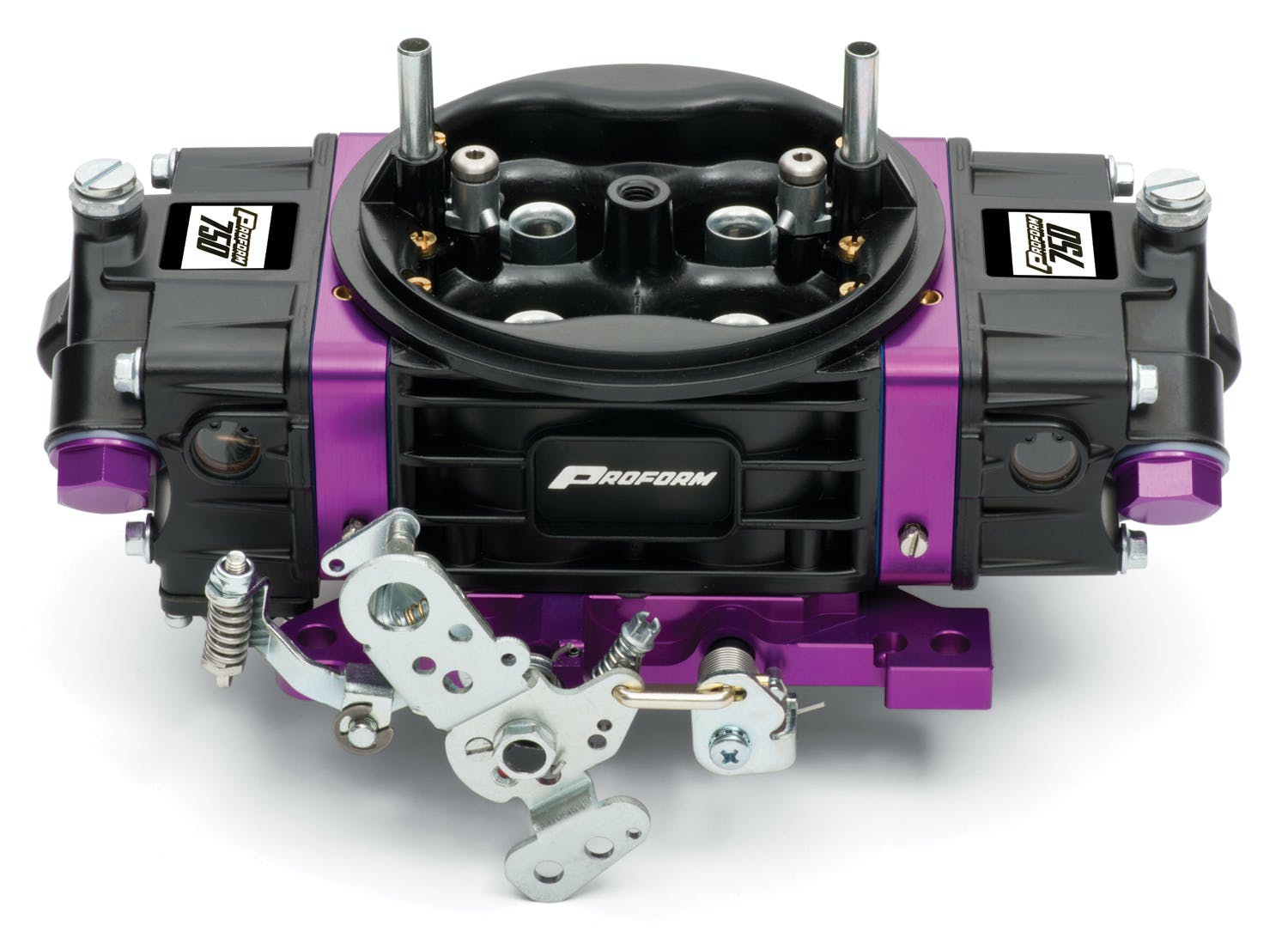 PROFORM 67302 Black Race Series Carburetor; 750 CFM, Mechanical Secondary, Black and Purple