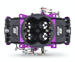 PROFORM 67303 Black Race Series Carburetor; 850 CFM, Mechanical Secondary, Black and Purple