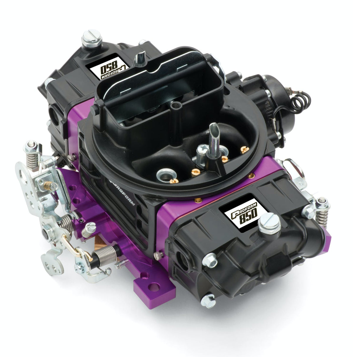 PROFORM 67314 Black Street Series Carburetor; 850 CFM, Mechanical Secondary, Black and Purple