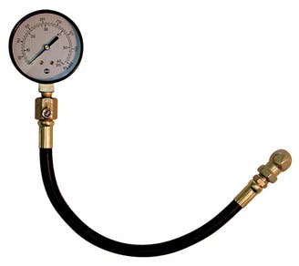 PROFORM 67403 Tire Pressure Gauge; 0-60 PSI Range; 1-1/2 Diameter Face; Inc Hose and Chuck