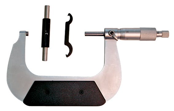 PROFORM 67433 Micrometer; 3 Inch to 4 Inch Range; .0001 Increments; Carrying Case Included