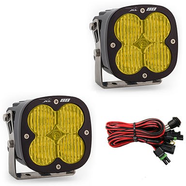 Baja Designs 677815 LED Light Pods Amber Lens Wide Cornering Pattern Pair XL80 Series