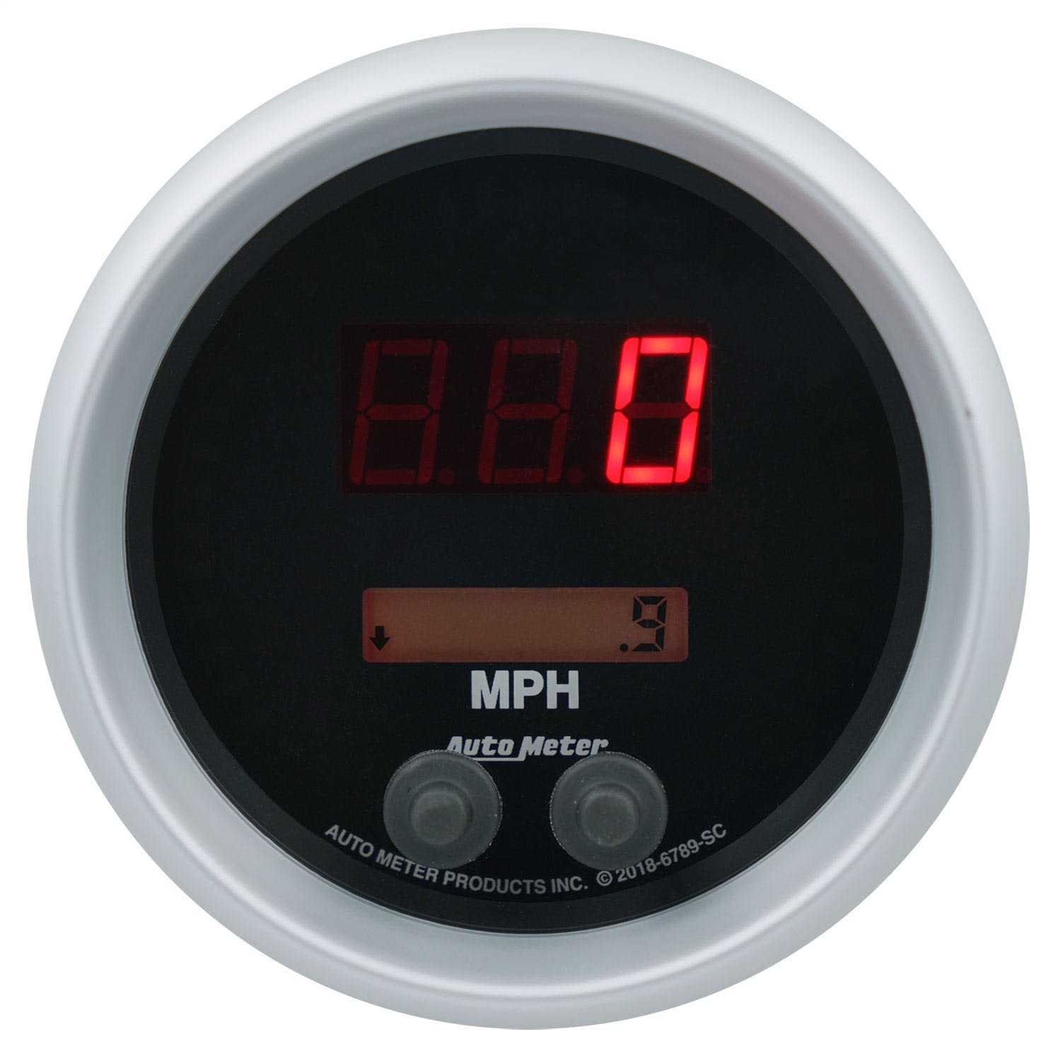 AutoMeter Products 6789-SC Gauge, Speedo, 3 3/8, 260mph, Elec Program, Sport-Comp Elite Digital