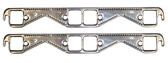 PROFORM 67921 Engine Header Gasket Set; Small Block Chevy; Square Port; Aluminum Material;Pair