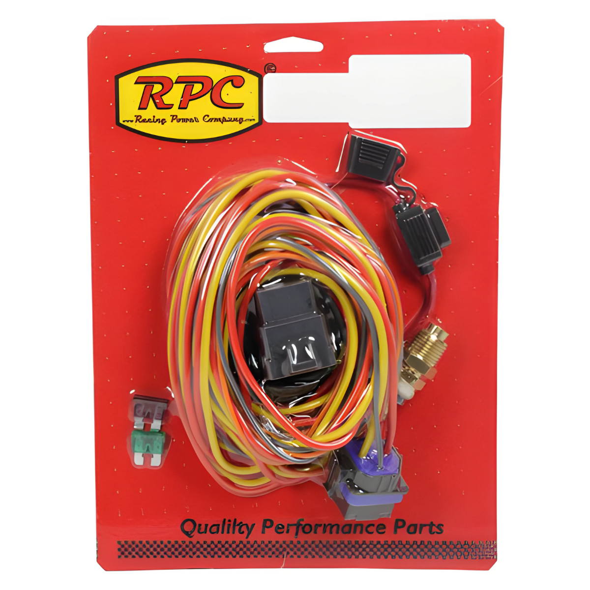 Racing Power Company R3103 Electric Fan Control Relay and Wire Harness Kit