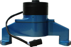 PROFORM 68230B Electric Engine Water Pump; Aluminum; Blue Powder Coat; Fits BB Chevy Engines