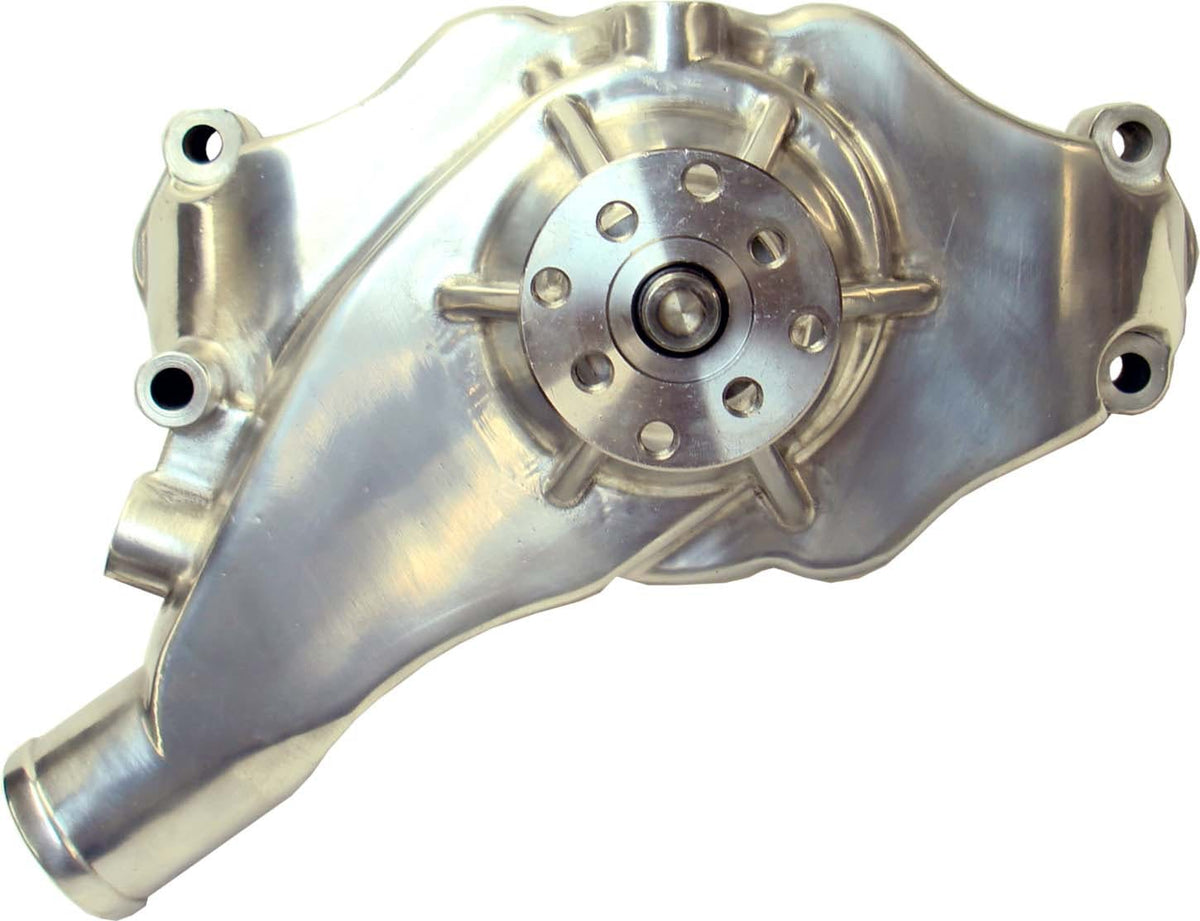 PROFORM 68242 Engine Water Pump; Mechanical Short Style; High Flow Model; Polished; BB Chevy