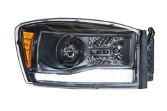 Morimoto XB Hybrid LED Headlights: Dodge Ram (06-08) (Pair / ASM) LF558