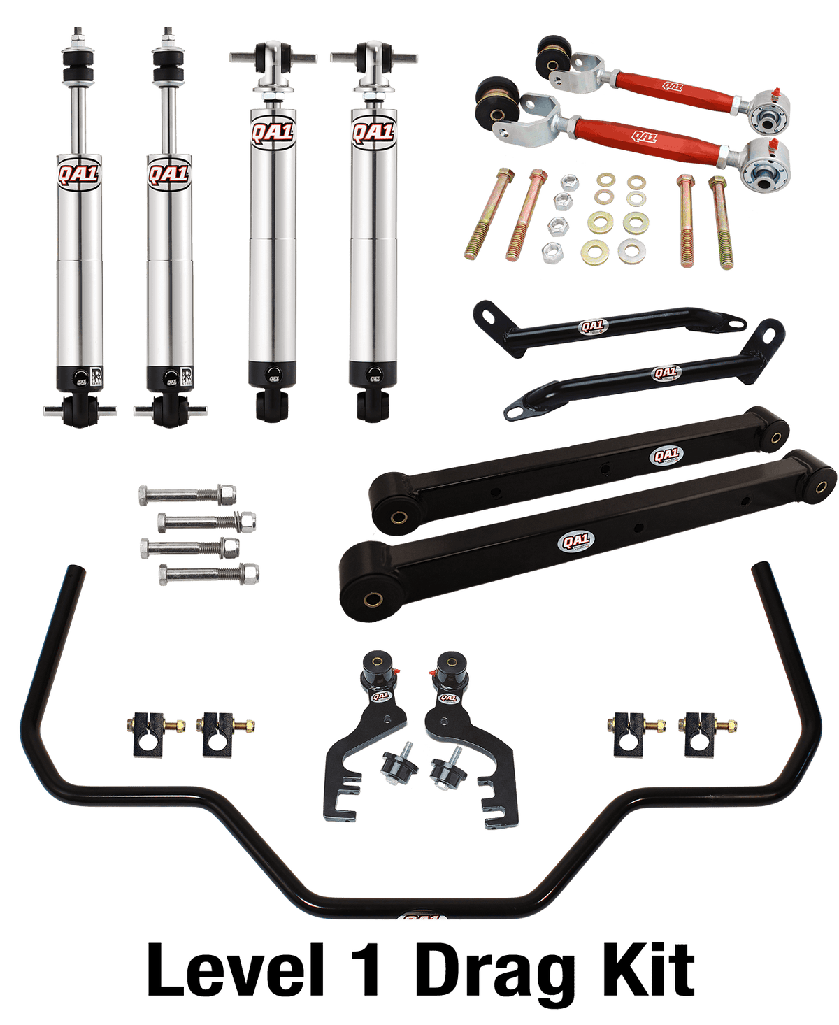 QA1 DK01-GMG2 Drag Kit, Level 1, Gr Pr/Mnte Carlo Gm, 69-72 G-Body, W/ Shocks
