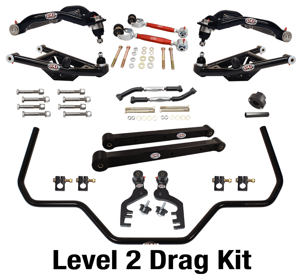 QA1 DK12-GMG2 Drag Kit, Level 2, Gr Pr/Mnte Carlo Gm, 69-72 G-Body, W/O Shocks
