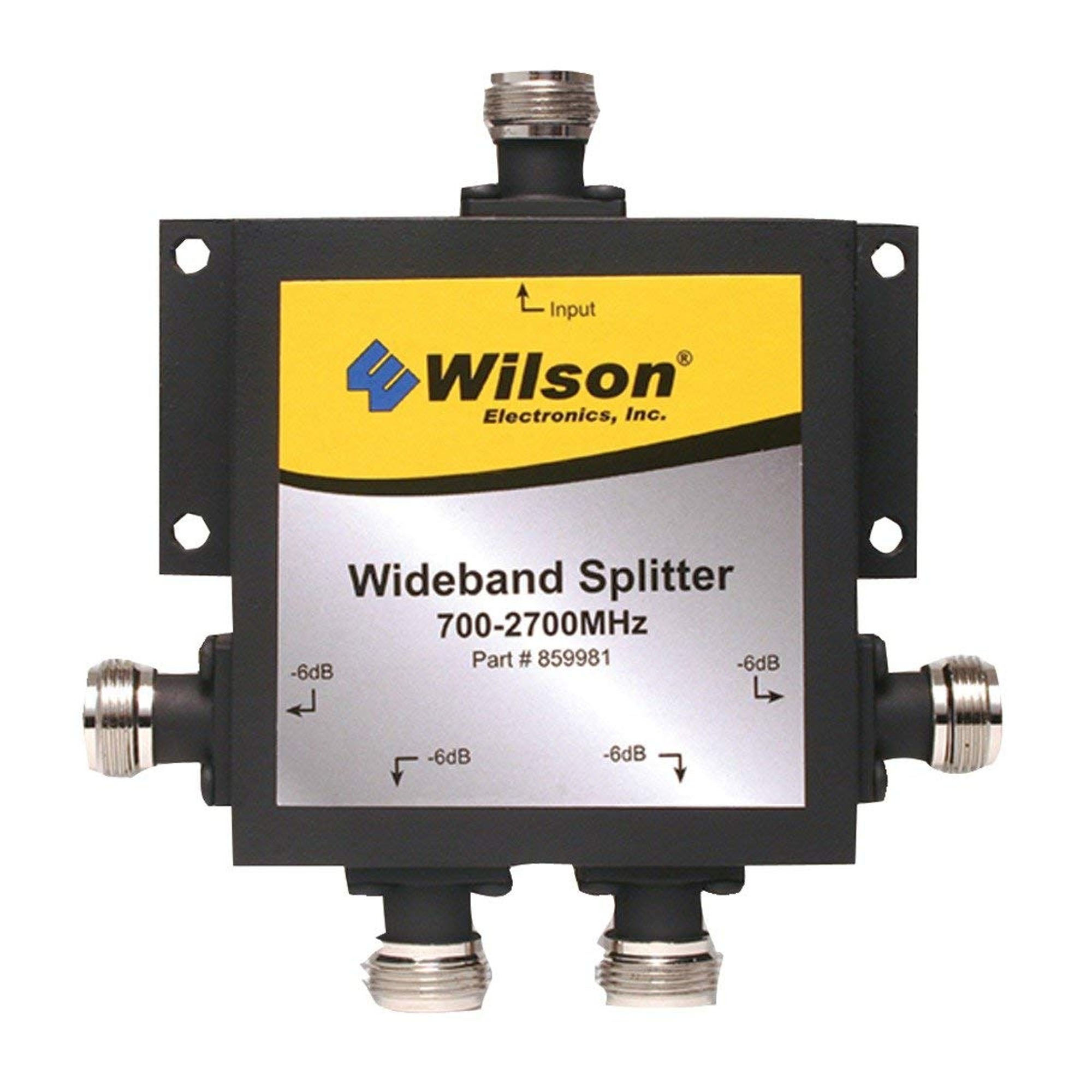 Wilson 4 Way splitter for 700-2300 MHz splitter w/N female connectors