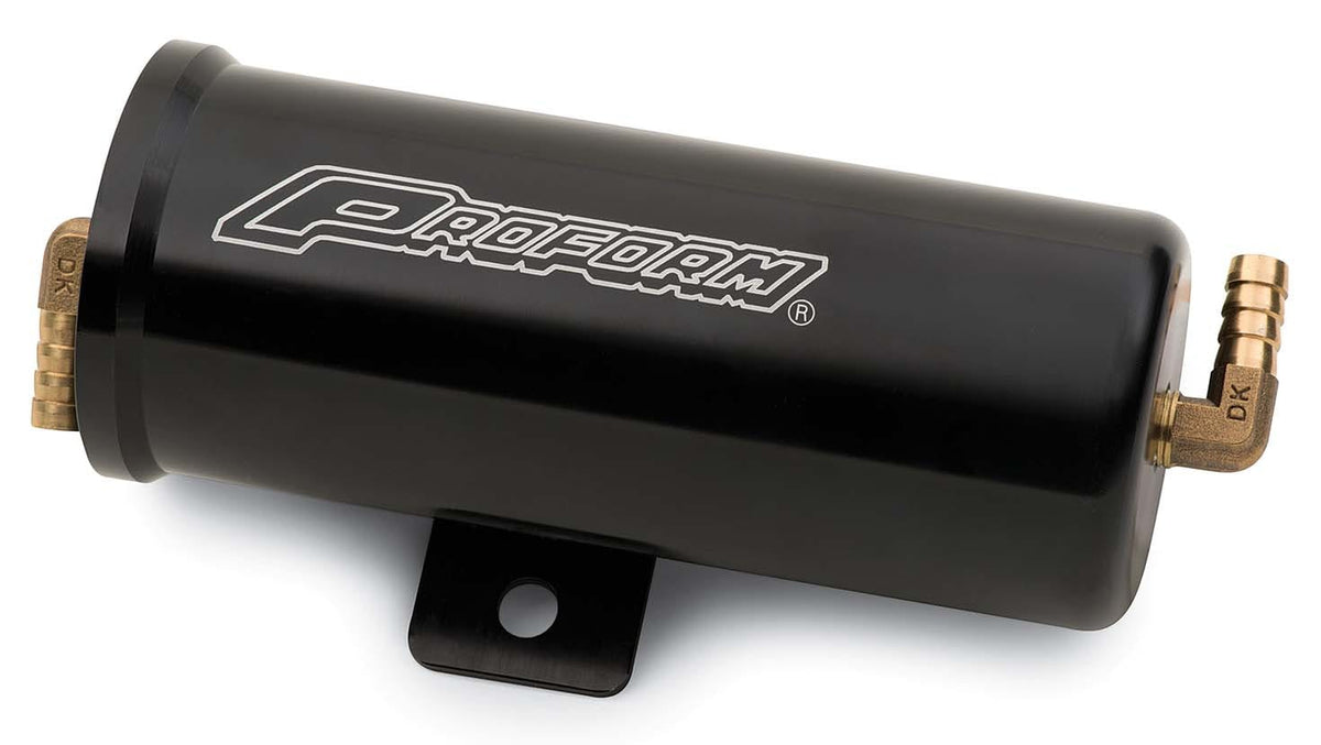 PROFORM 69527 Radiator Overflow Canister; Billet Aluminum; Universal; PROFORM; Anodized Black