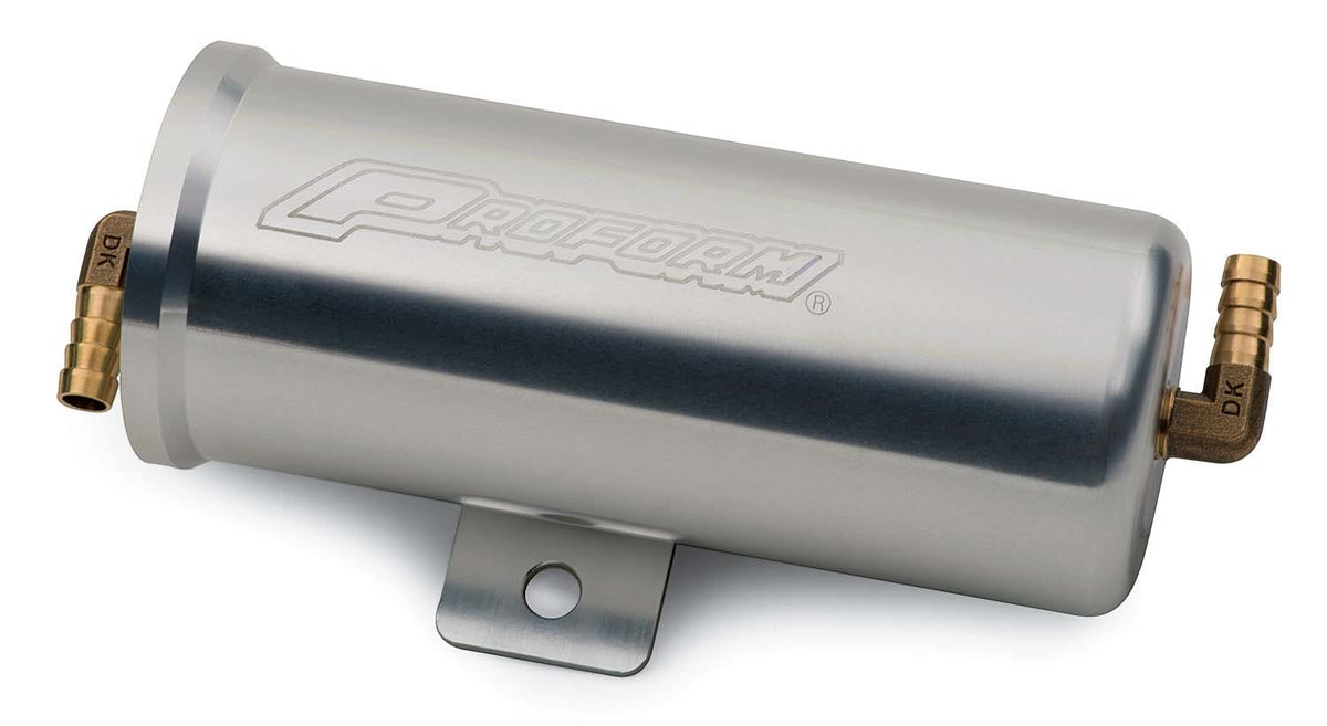 PROFORM 69528 Radiator Overflow Canister; Billet Aluminum; Universal; PROFORM; Natl. Anodized