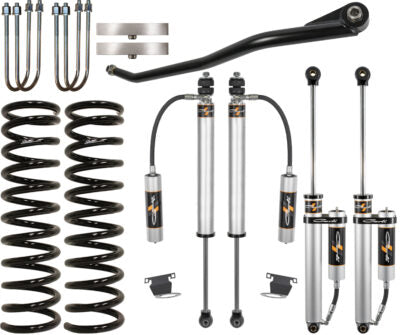 Carli Suspension CS-DLVL-BC-CS-19-D 2.5 inch Lift Carli-Spec Backcountry Leveling System and 1 inch Block