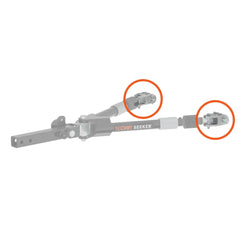 CURT Rambler Heavy-Duty 3-Lug Shackle Ends, 2 Pack 70011