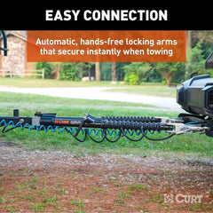 CURT Rambler Steel RV Tow Bar, 7,500-lb. Capacity, 2" Shank 70015