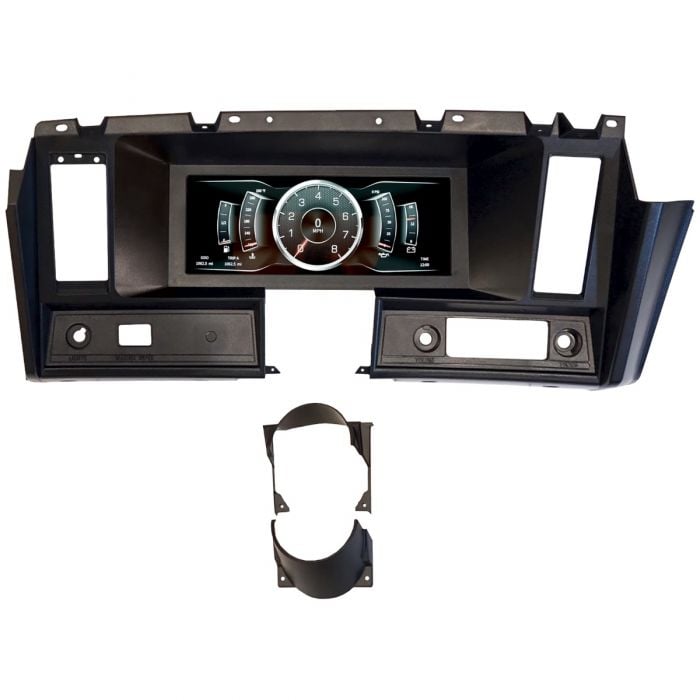 AutoMeter Products 7008 INVISION LCD DASH KIT 69 CAMARO DIRECT FIT DIGITAL DASH