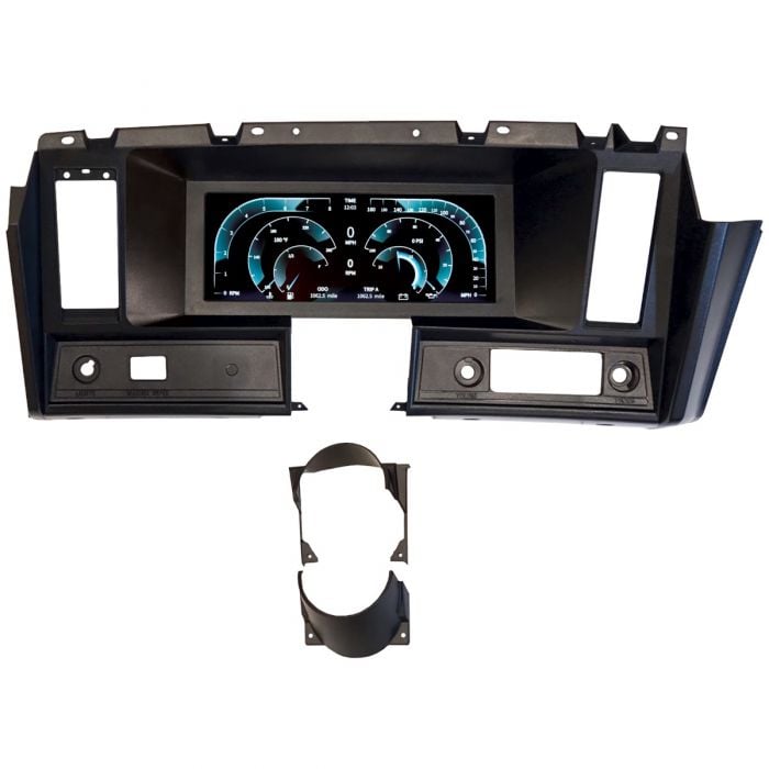 AutoMeter Products 7008 INVISION LCD DASH KIT 69 CAMARO DIRECT FIT DIGITAL DASH