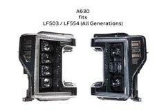 Morimoto SMOKED REFLECTORS FOR LF523 LF525 SET A620