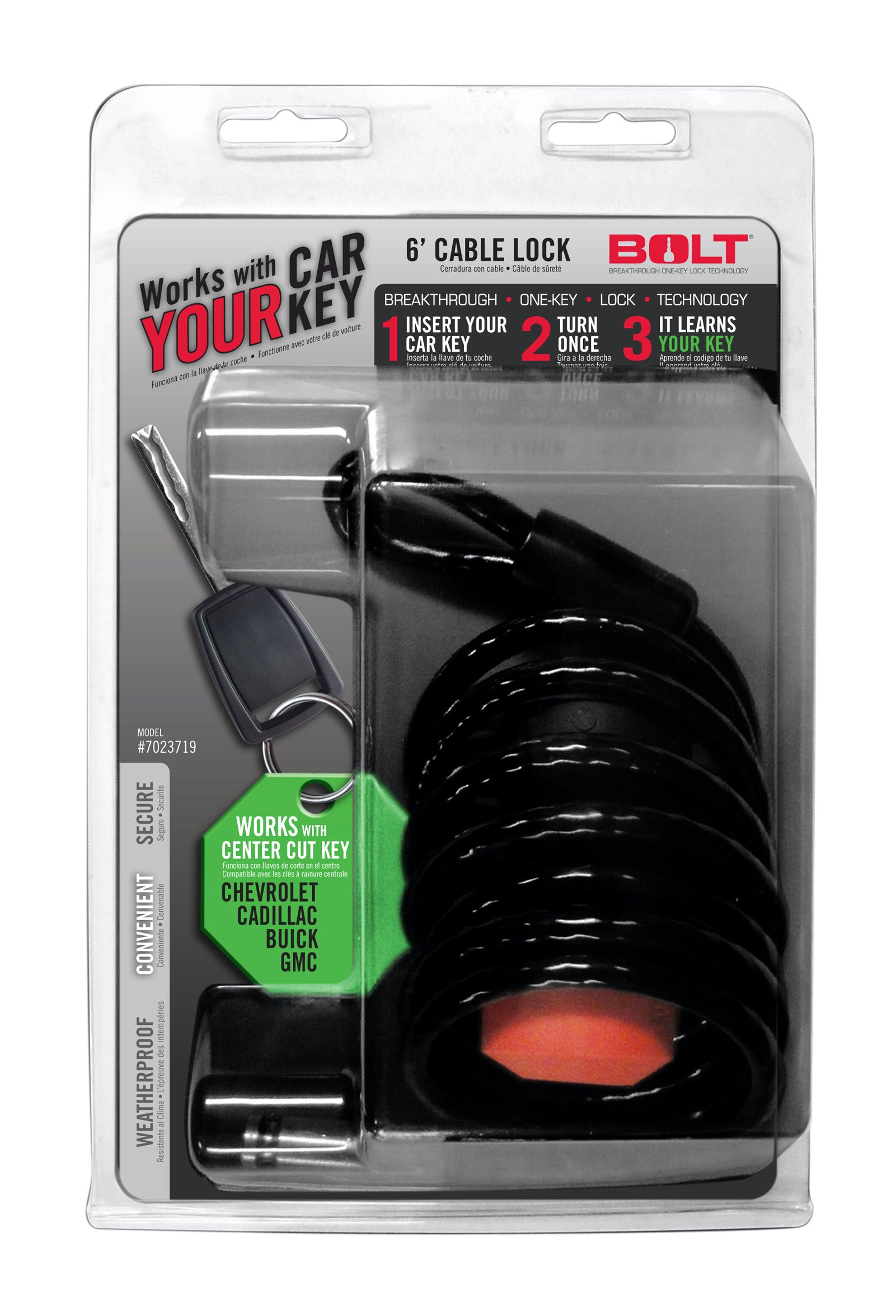 BOLT 7023719 Cable Lock