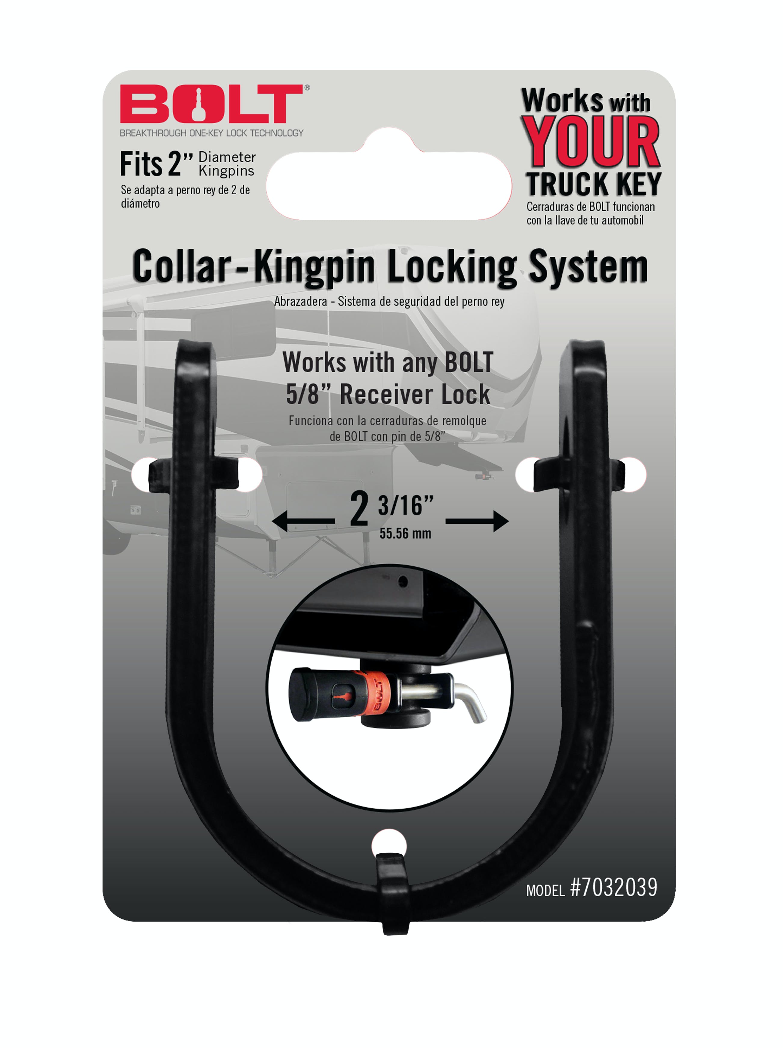 BOLT 7032039 Collar - King Pin Locking System