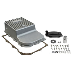 B&M 70395 HI-TEK DEEP HEAVY DUTY TRANSMISSION PAN - ALUMINUM