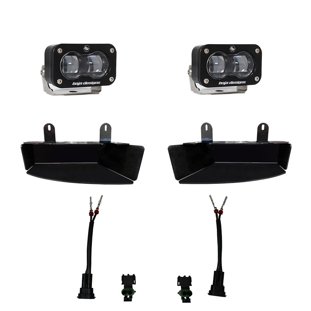 Baja Designs 448165 Dodge, Ram S2 SAE Fog Pocket Light Kit, Clear