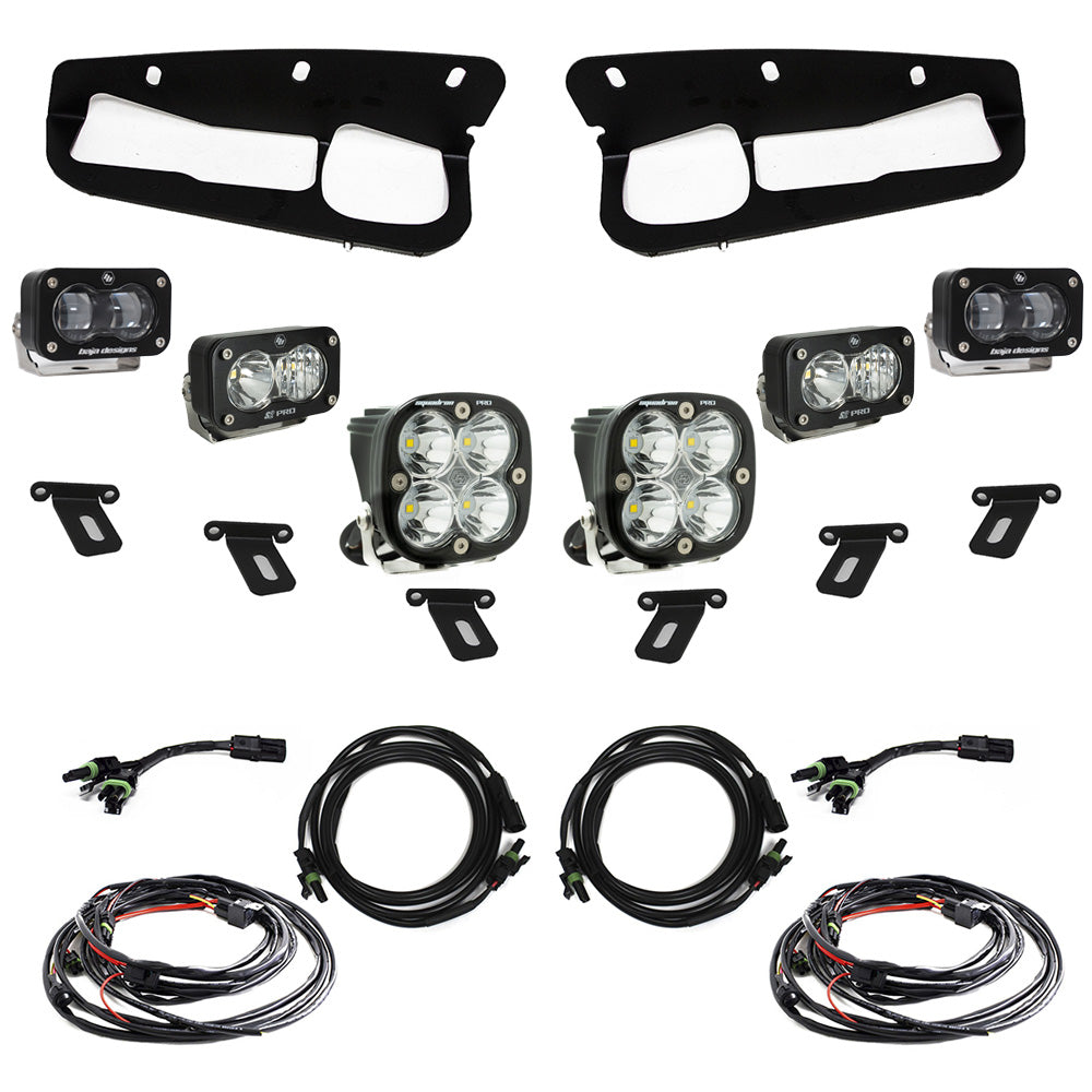 Baja Designs 448175 Ford S2 SAE Pro Fog Pocket Light Kit, Clear